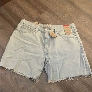 Levi's Light Blue Jean Shorts